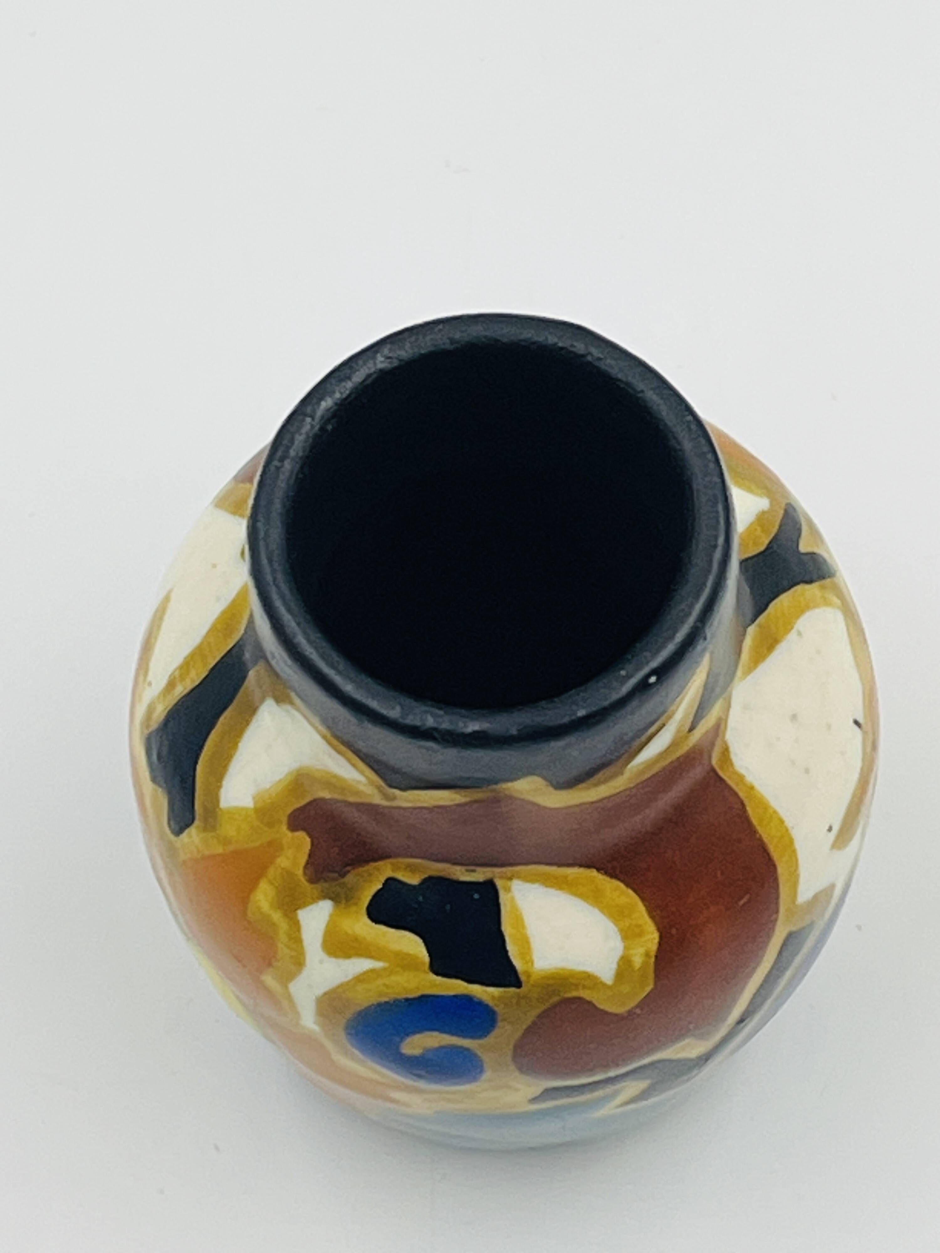 Miniature Art Deco vase by Émile Lombart