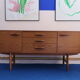 Light teak sideboard from the 60s