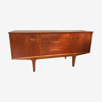 Jentique midcentury honey teak sideboard