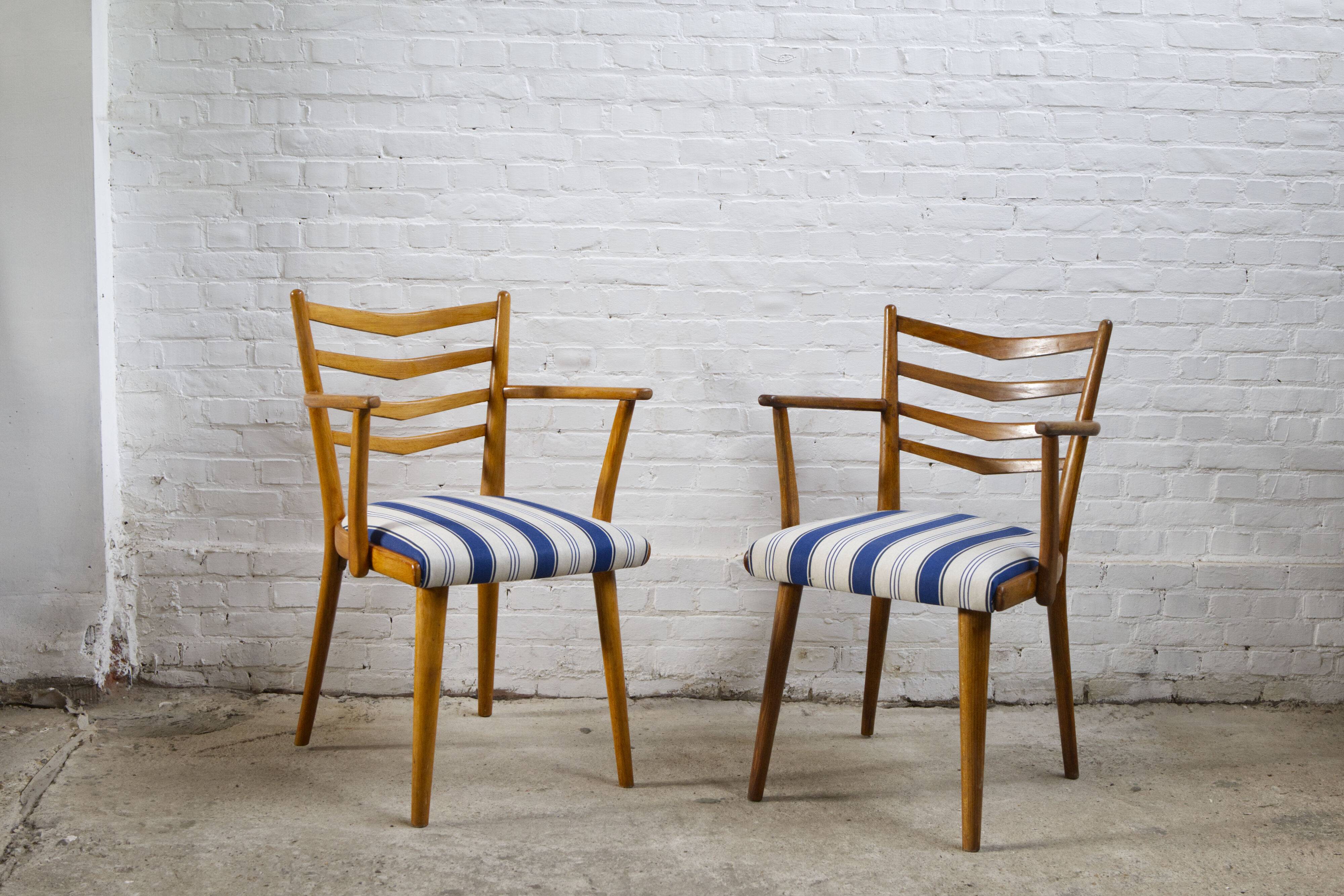 2x Thonet armchairs, 1960s