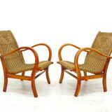 Chaises en corde vintage, 1970
