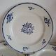 6 Flat Plates in earthenware Moulin des Loups & Hamage model Lucien
