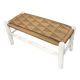 Braided rope bench