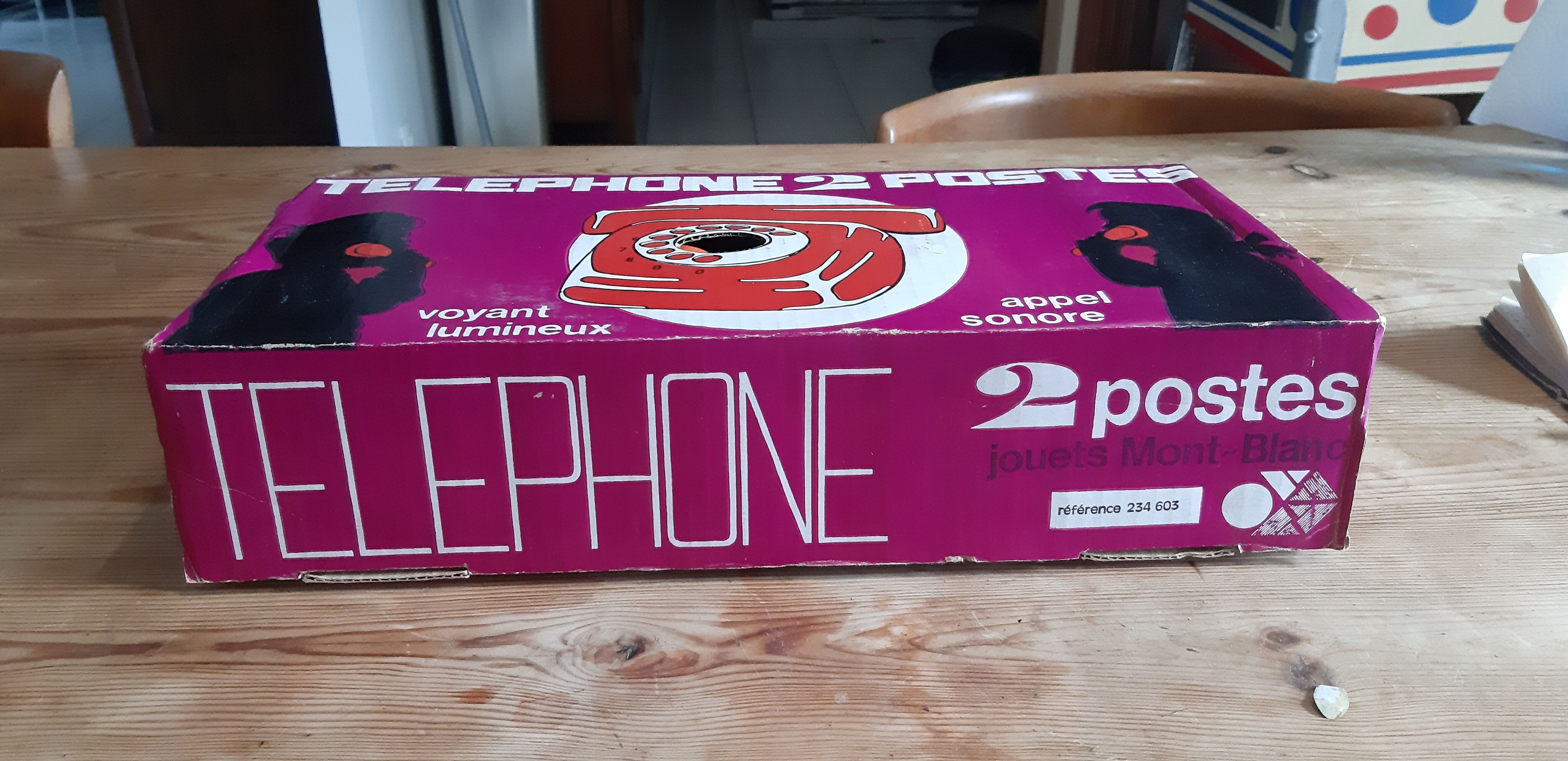 Pair of Vintage Phones , Children's Toy