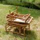 Chaise longue rotin et osier début 1900