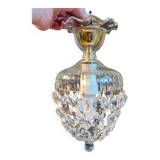 Crystal Chandelier with Tassels and Bell