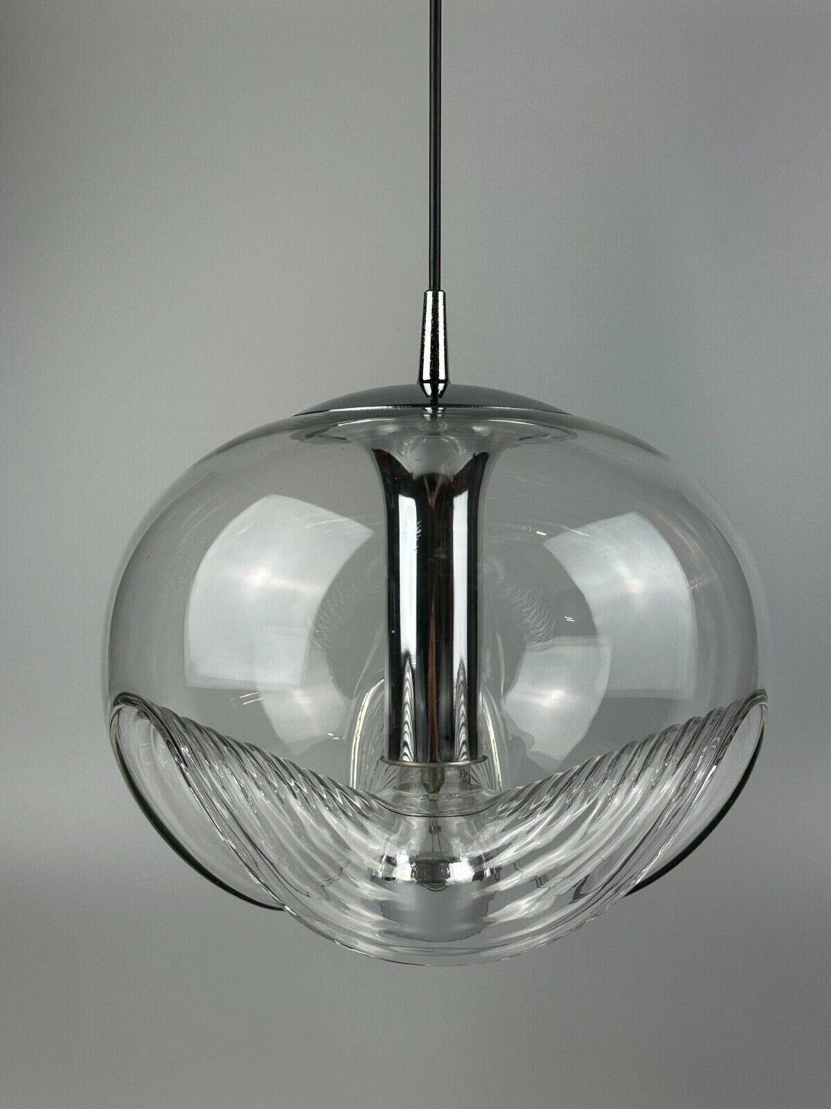 60s 70s ceiling lamp hanging lamp Peill & Putzler "Wave" Koch & Lowy Design