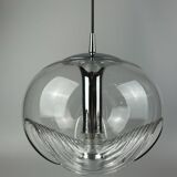 60s 70s ceiling lamp hanging lamp Peill & Putzler "Wave" Koch & Lowy Design