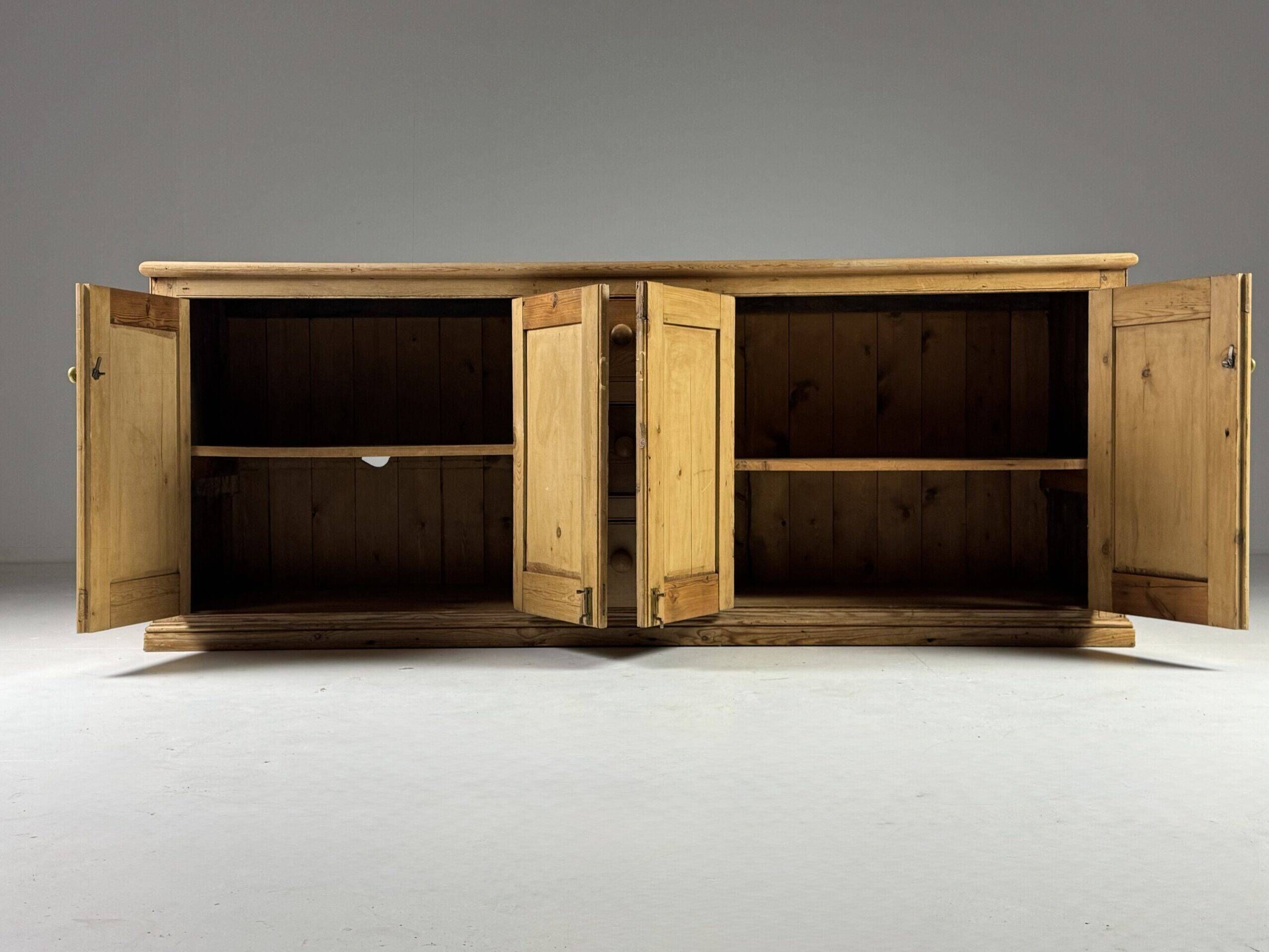 English pine sideboard 19th century
