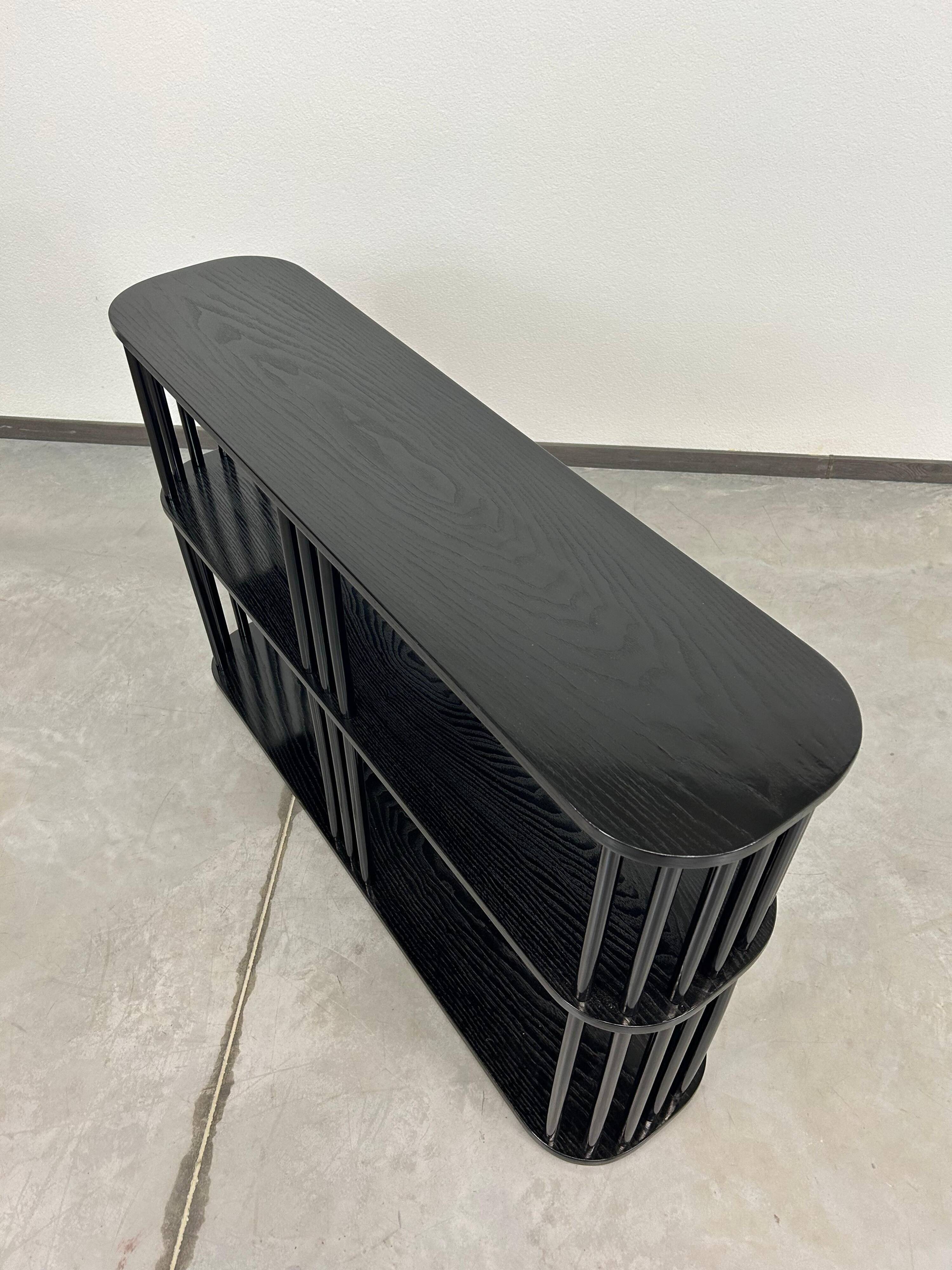 Black Art Deco shelf