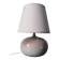 Lampe boule en céramique parme