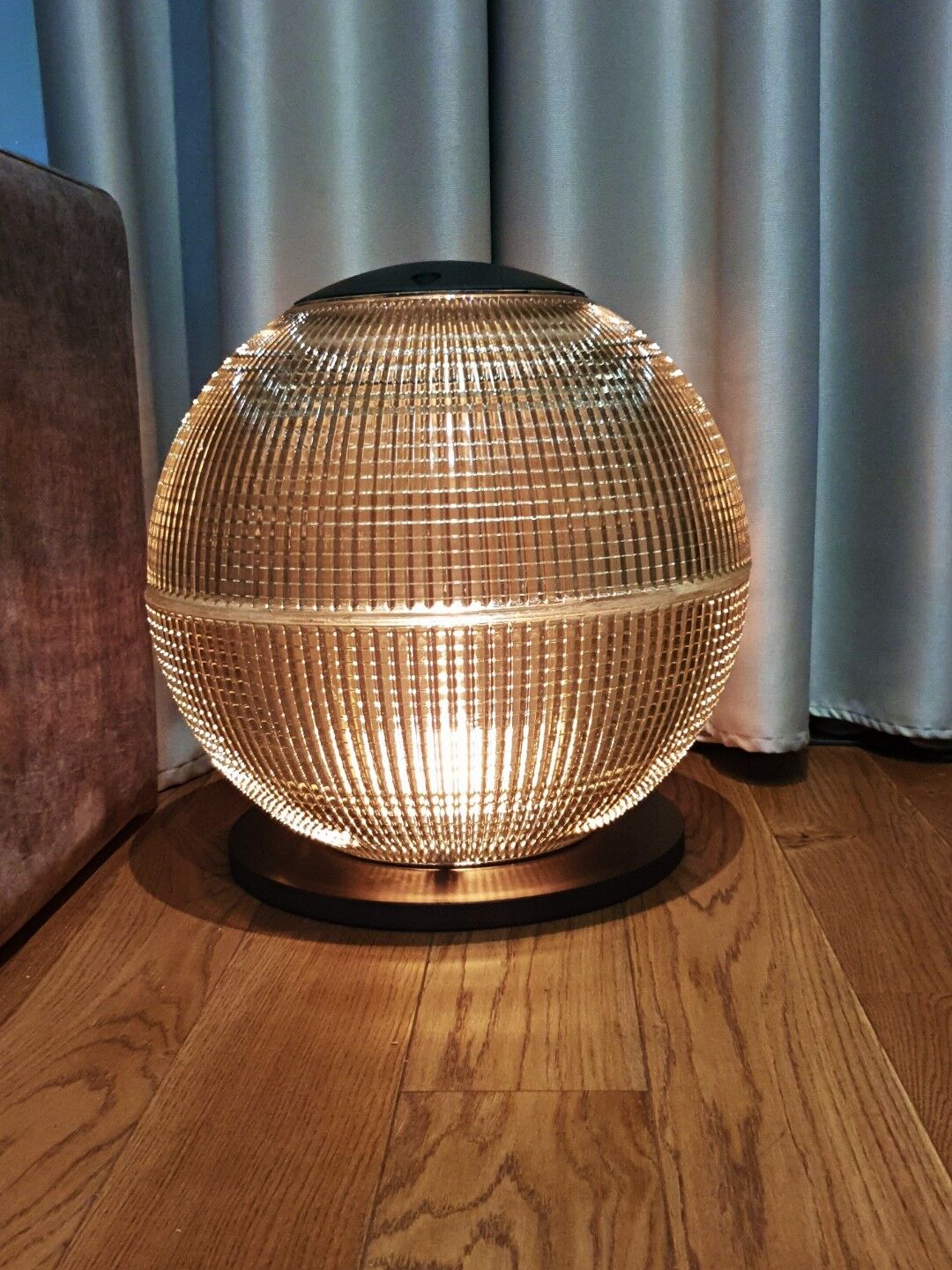 Holophane luminaire on pedestal