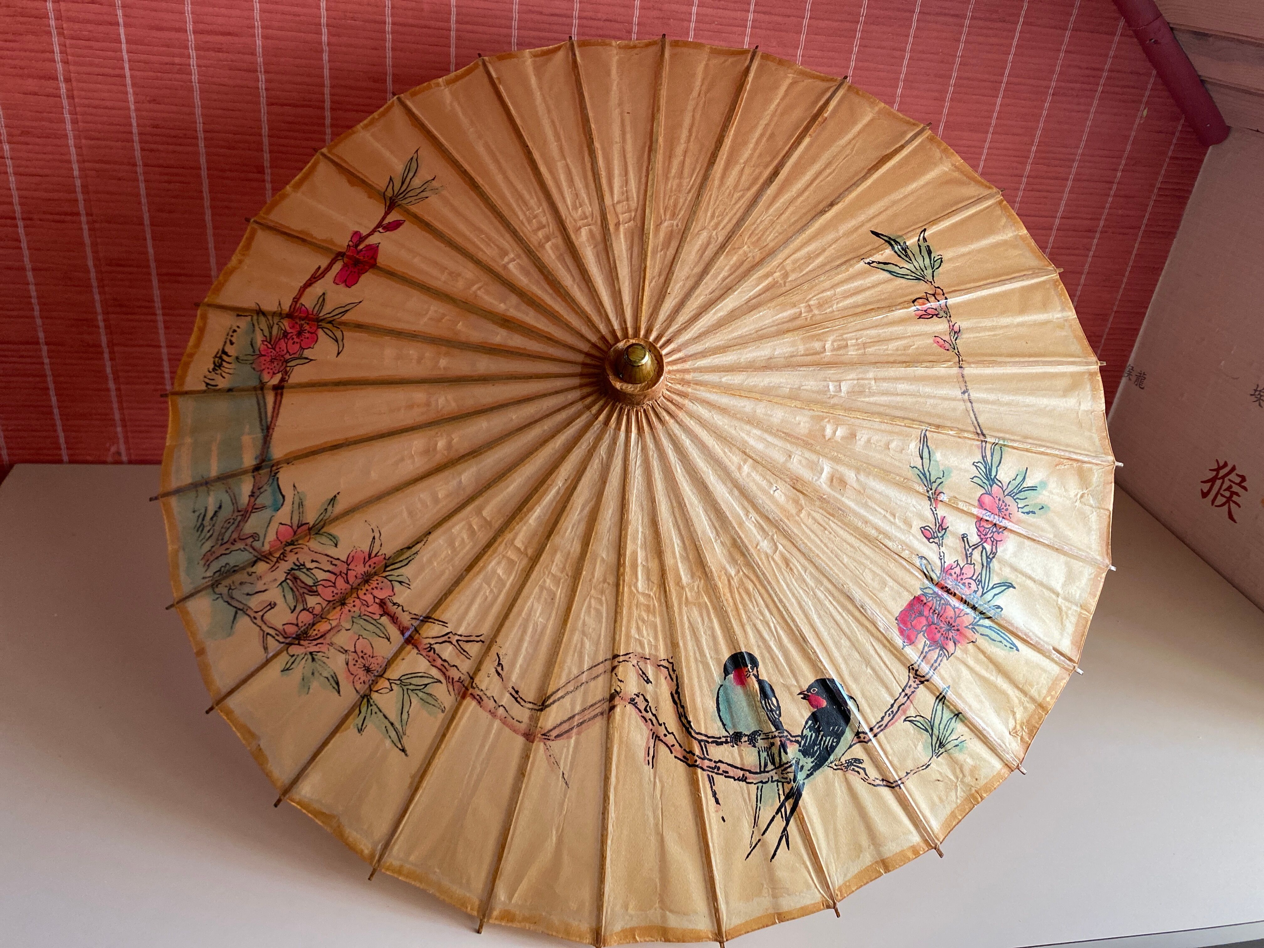 Vintage bamboo umbrella