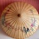 Vintage bamboo umbrella