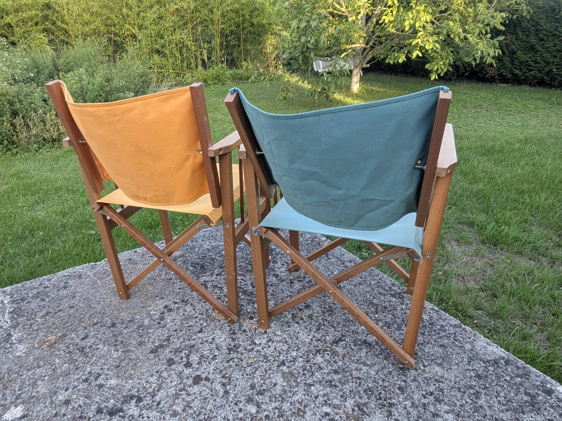 Pair of vintage director's chairs – Hyllinge Møbler (Years