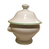 White porcelain soup