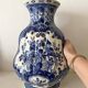 Large Delft vase, hand-painted Dutch vase 38 cm