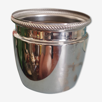 Alfra Alessi vintage ice bucket in chrome-plated steel