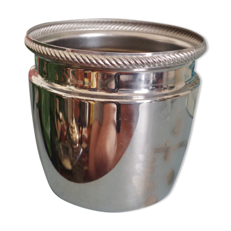 Alfra Alessi vintage ice bucket in chrome-plated steel