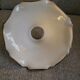 White opaline lampshade art-deco