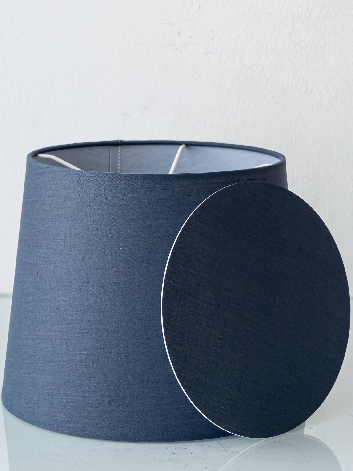 Søholm Danish Modern Stoneware Table Lamp, Brown and Blue Glaze, New Shade
