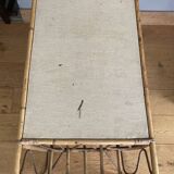 Vintage wicker rattan coffee table from the 1960s/70s (delivery possible)