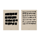Pair of giclee prints, abstract wall art set of two, 50x70cm