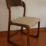 Set of 4 chairs sled Baumann