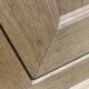 3-door solid oak wardrobe, detachable, sandblasted, wardrobe/lingerie.