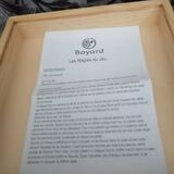 Wooden travel board game box (bayard brand)