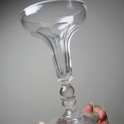 Champagne coupe, antique champenoise attributed to Baccarat, Napoleon III.