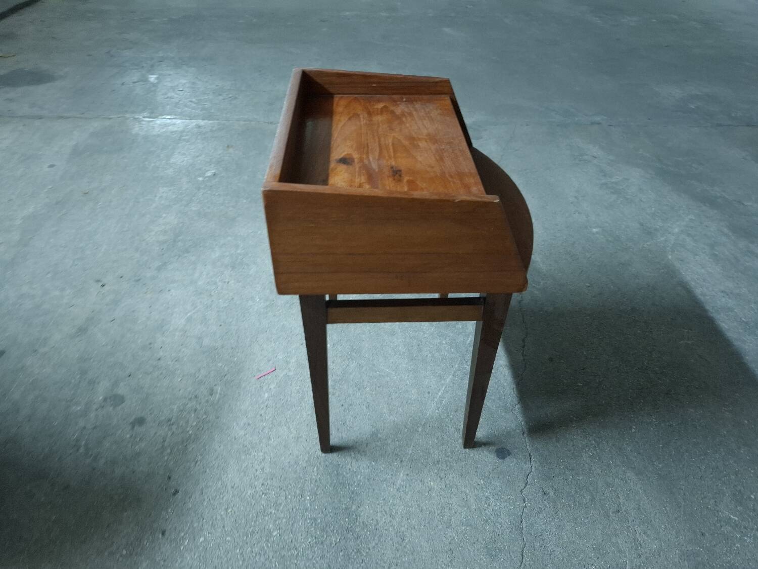 Scandinavian teak bedside table (2 available)