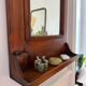Antique wooden dressing table mirror – classic charm
