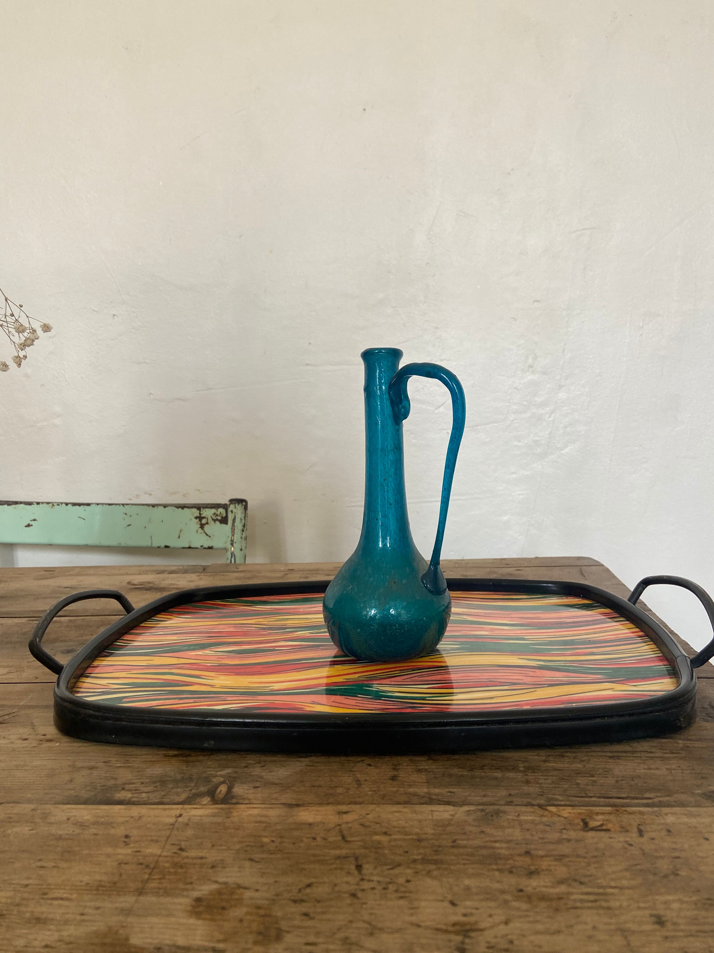 Vintage bubble glass vial