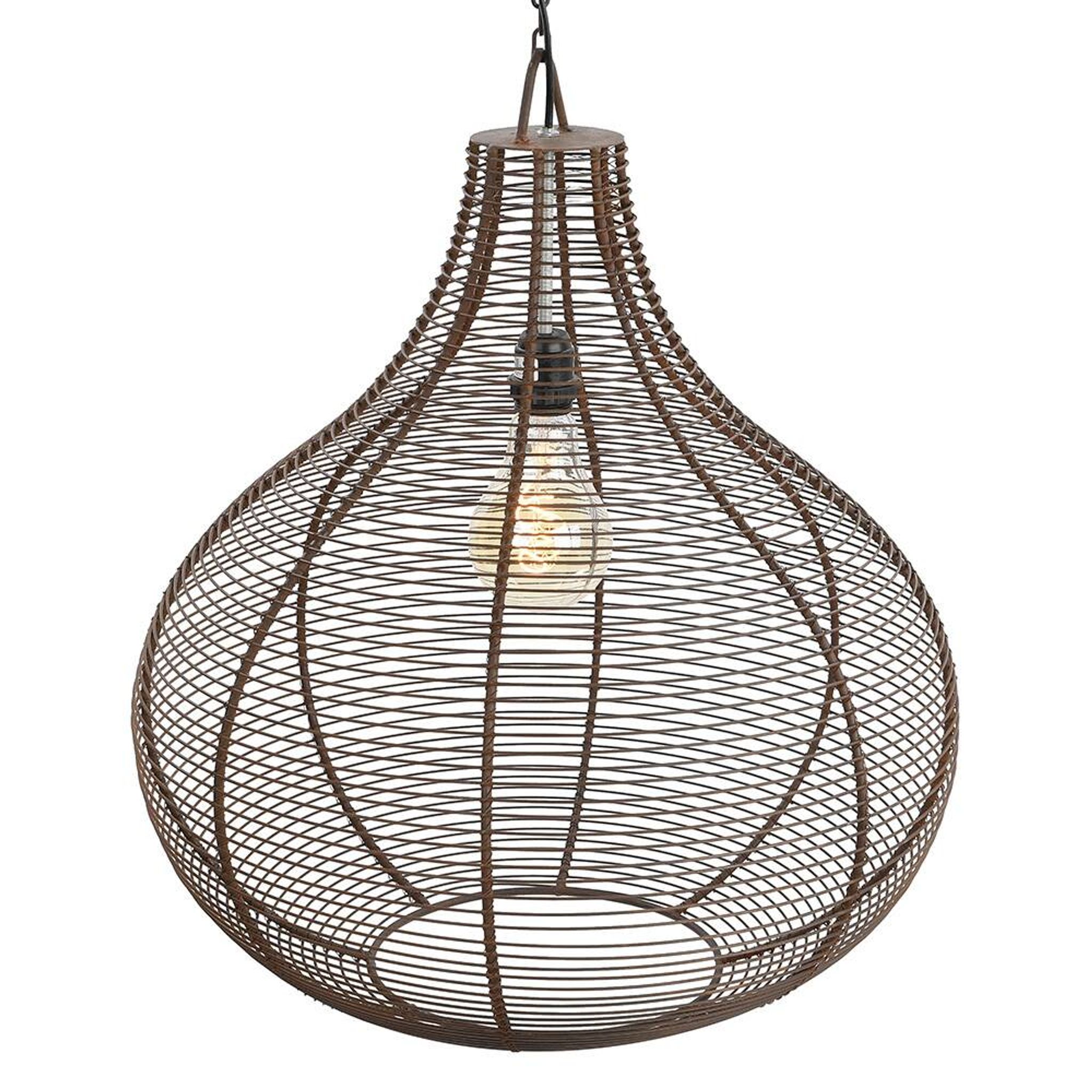 Transformed industrial chandelier