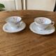 Set 2 coffee cups and saucers - Zeh Scherzer - vintage, old