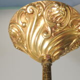 Bronze vintage five-pointed chandelier