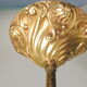 Bronze vintage five-pointed chandelier