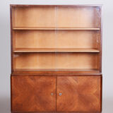 Vichr a spol art deco bookcase made in 1930s czechia