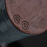 BLUE CERAMIC VASE, BERNARD LECLERC, 1980s