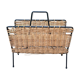 Raoul Guys vintage wicker magazine holder