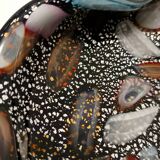 Black Murano Glass "Tutti Frutti" Ashtray / Vide-Poche attr. to Avem