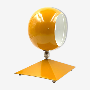 Space Age Eyeball Yellow Table lamp, Italy, 1970s