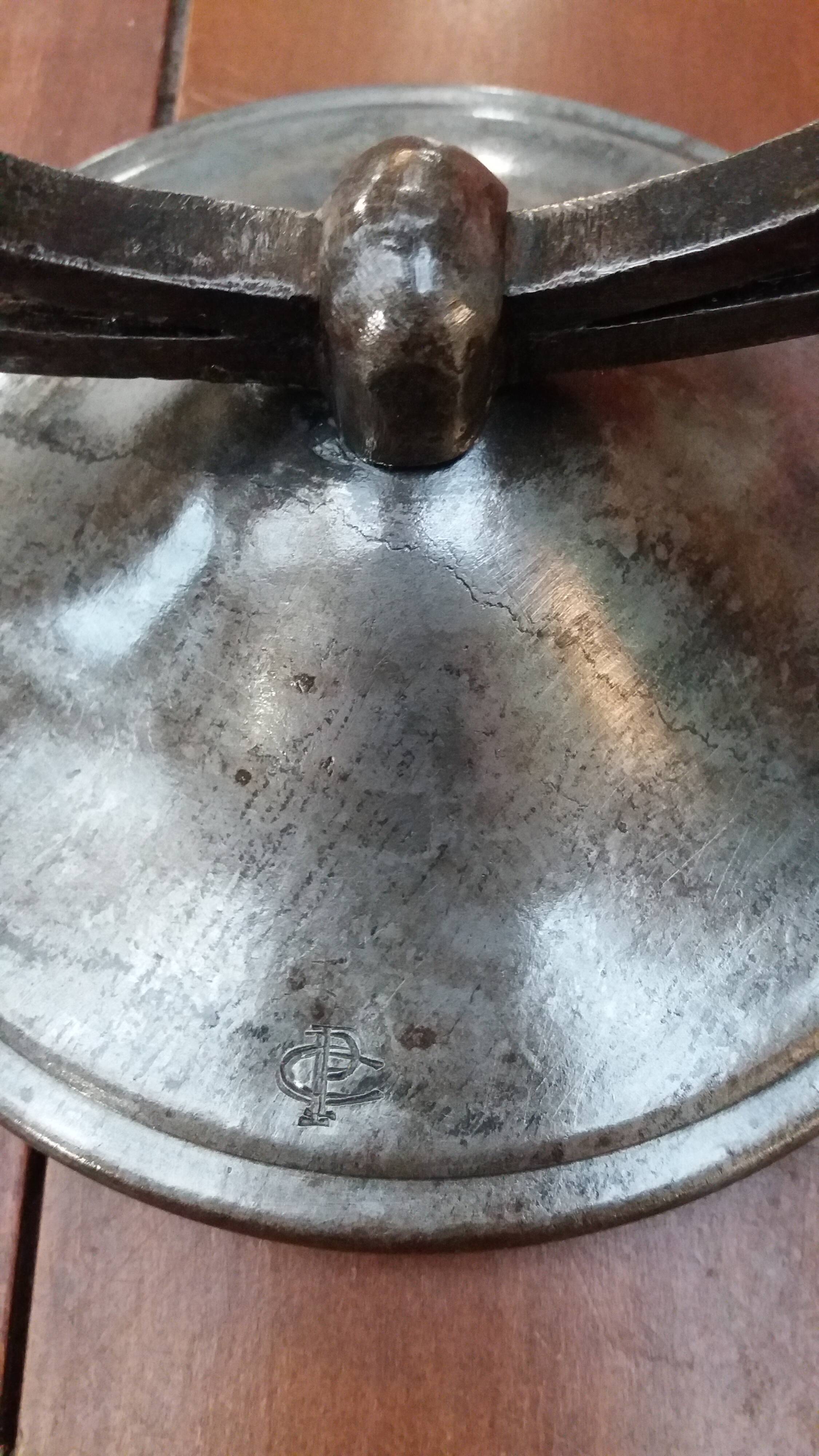 Wrought iron chandelier by Charles Piguet