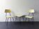 Set of 2 bedroom chairs and sidetabe by Rob Parry for Dico, The Netherlands 1950's