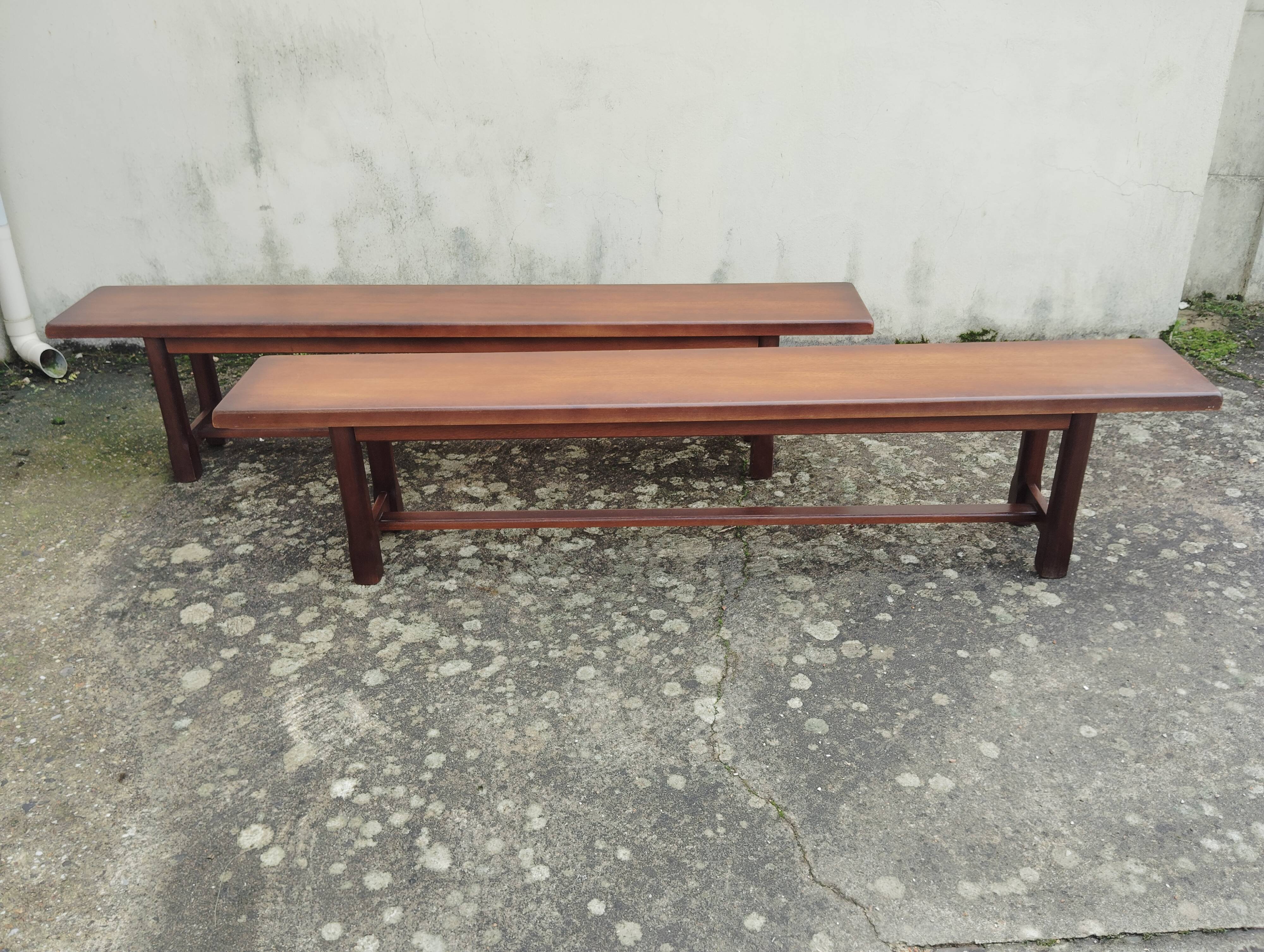 ,Pair of benches length 2 meters