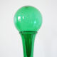 Italian bottle or decanter in green blown glass empoli