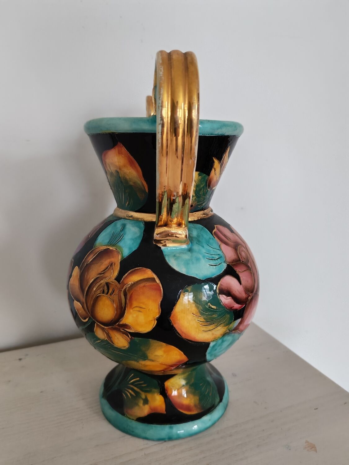 Ceramic vase Vallauris 1960