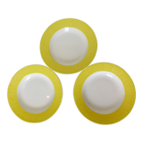 3 deep plates from Digoin Sarreguemines