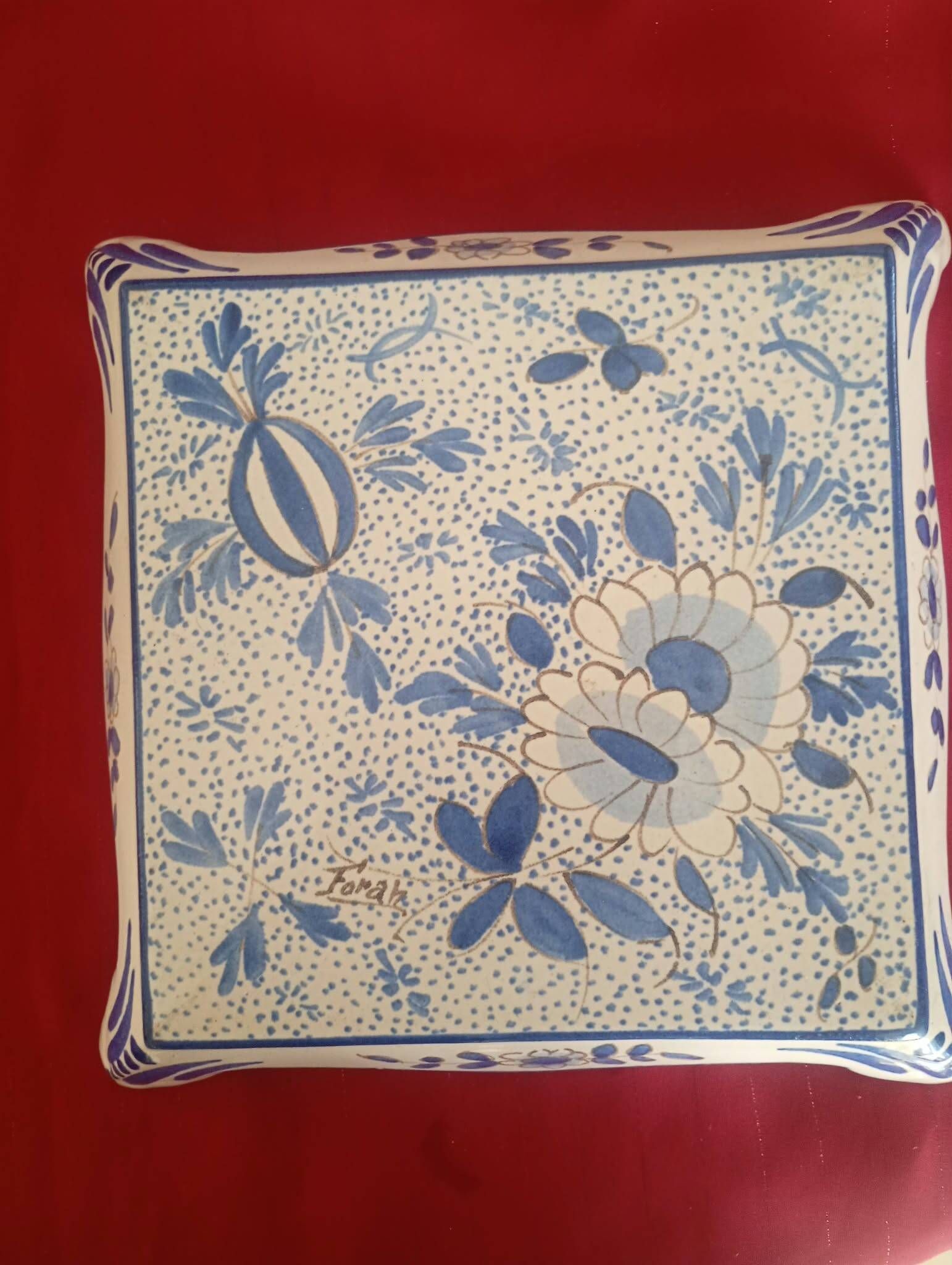trivet signed by Forah